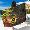 Vanuatu cotton Lavalava beard skirt Sarong Sarong Pareo skirt custom floral pattern Qni shawl style Application Scenario